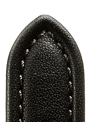 Pasek skórzany Gaucho Chrono 18mm czarny
