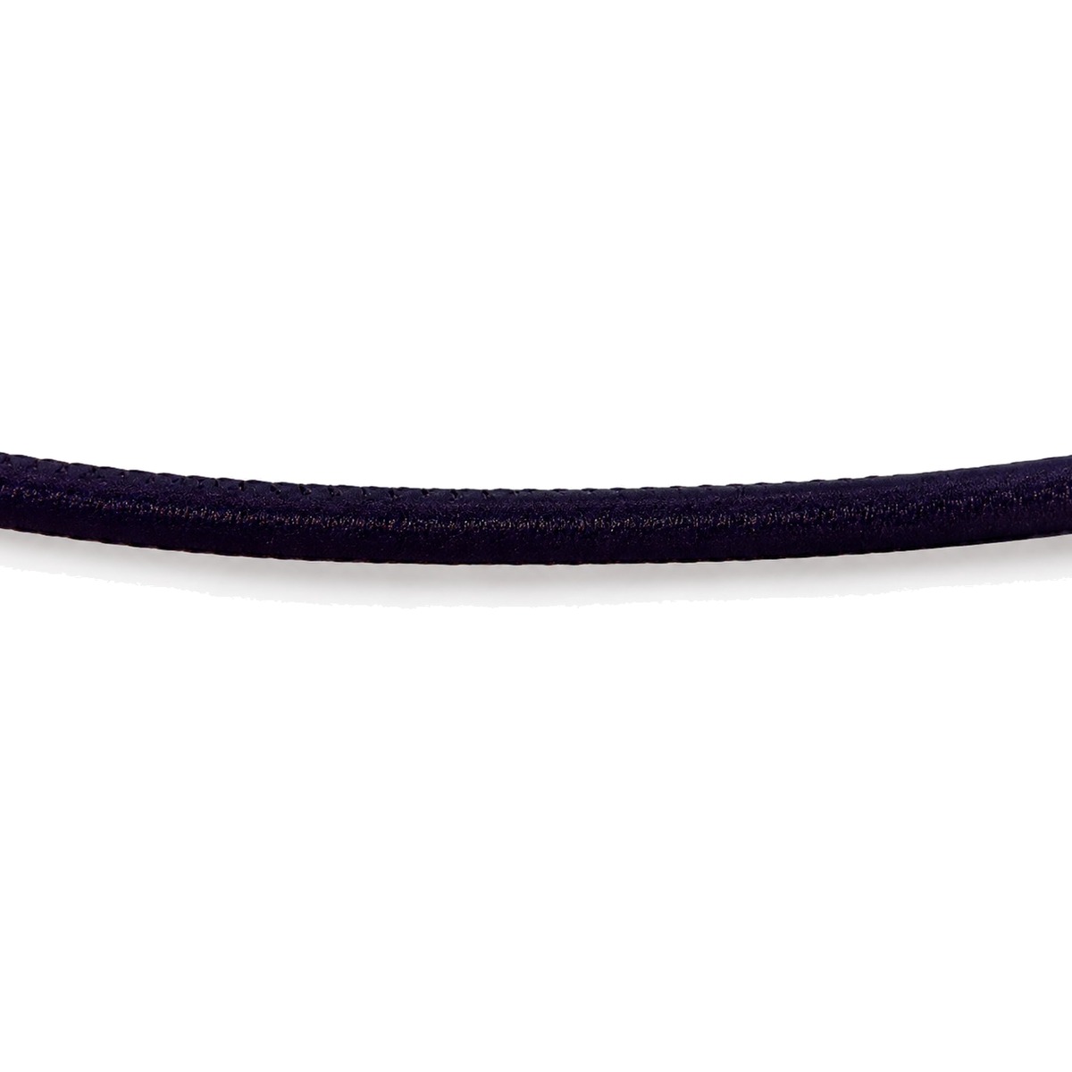 Lederband genäht Rindleder Ø 2,5 mm, violett, Länge 1 m