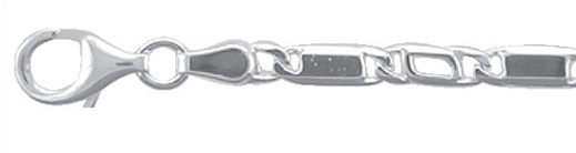 Armbänder 2 Stück Silber 925/-, Fantasie 19,00cm