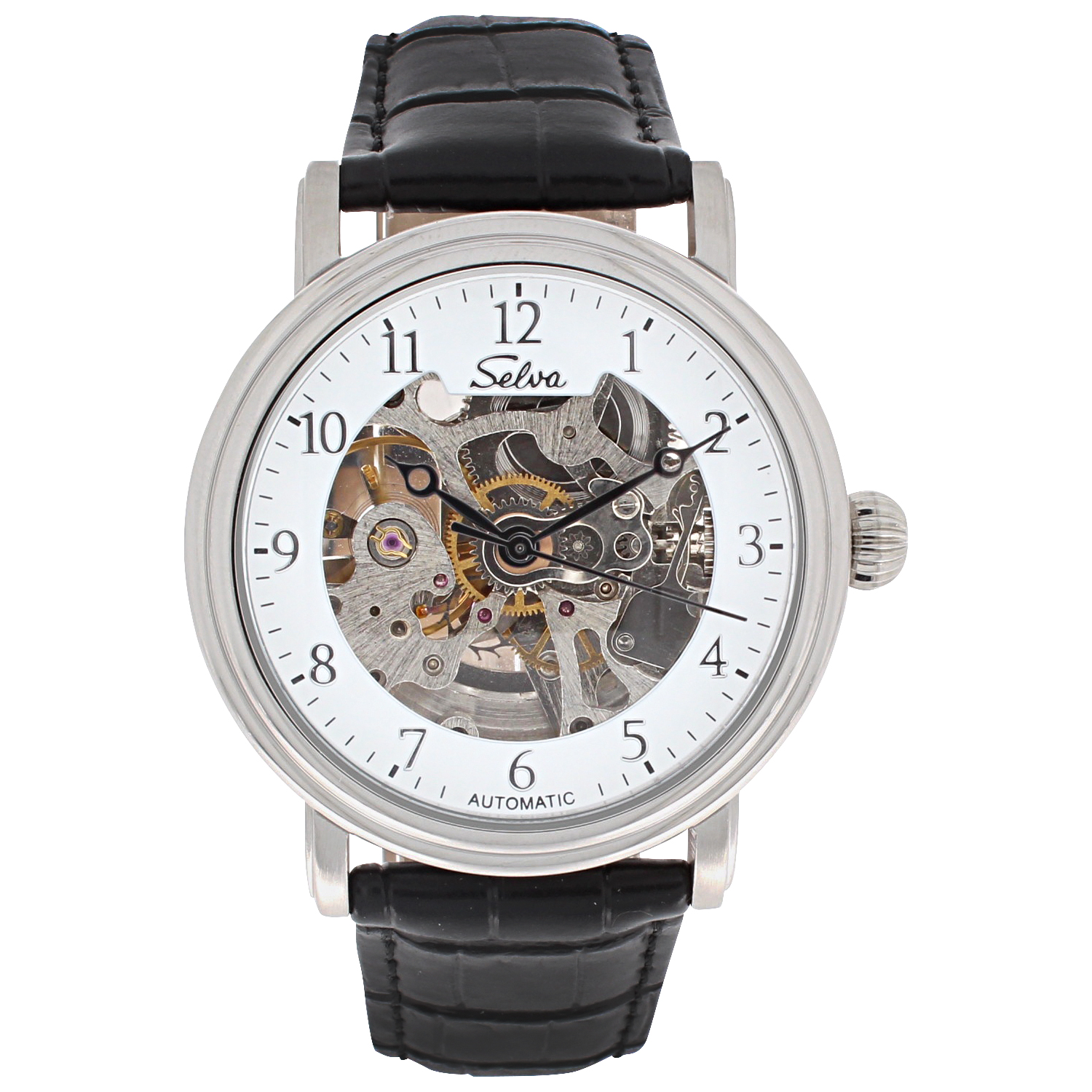 SELVA Men's Watch »Lyan« - silvered-white