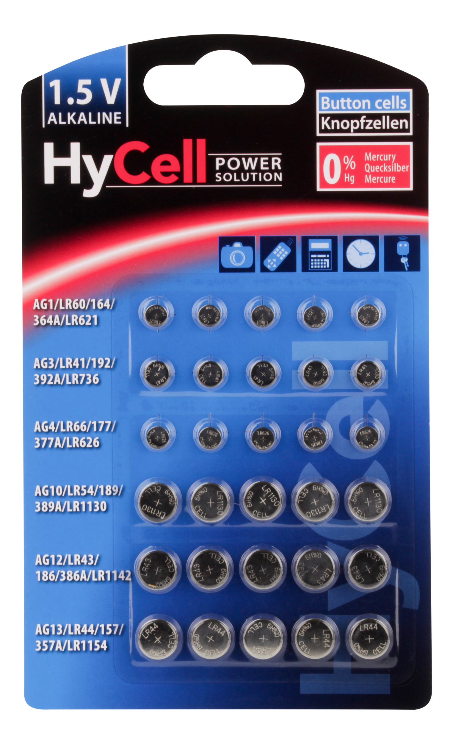 Alkaline Button Cell assortment