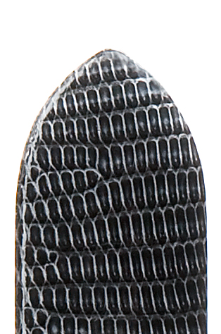Pasek skórzany Eidechse Klassik 18mm ciemnoszary gładki, z połyskiem