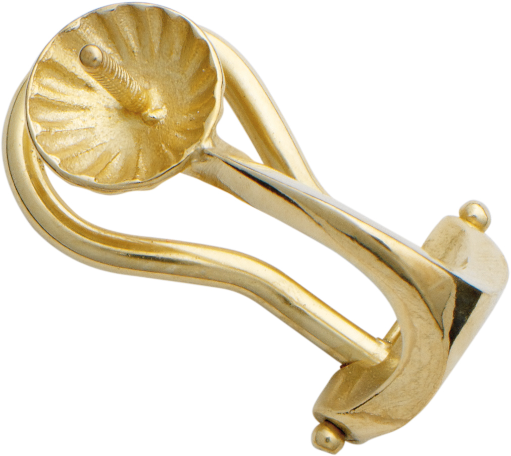 Ear clip mechanism gold 750/-Gg with pearl cup Ø 6.00mm