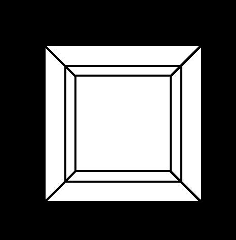 robijn, synthetisch, carré 3,00x3,00mm