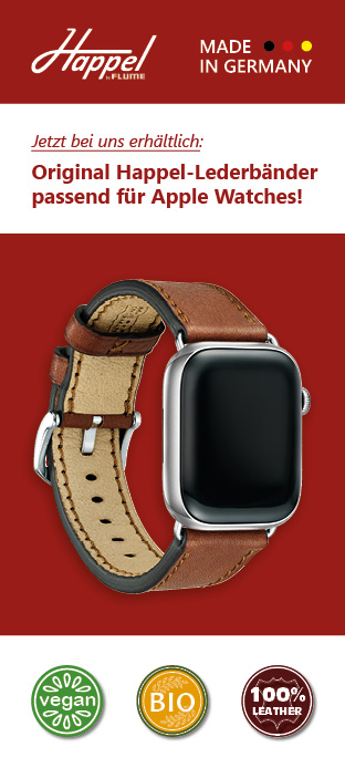 Inlay für Holzrückwand/ Display Happel-Bänder für Apple-Watches
