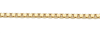 Collierkette Gold 333/GG, Venezia 4-kant 50cm