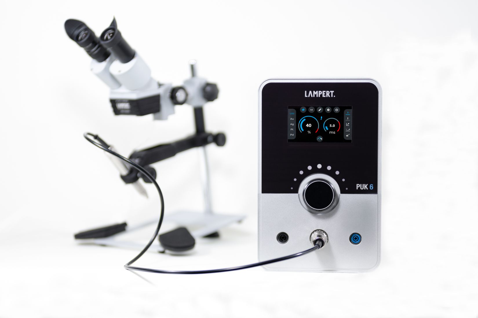 Punktschweißgerät PUK 6 mit Schweißmikroskop SM6