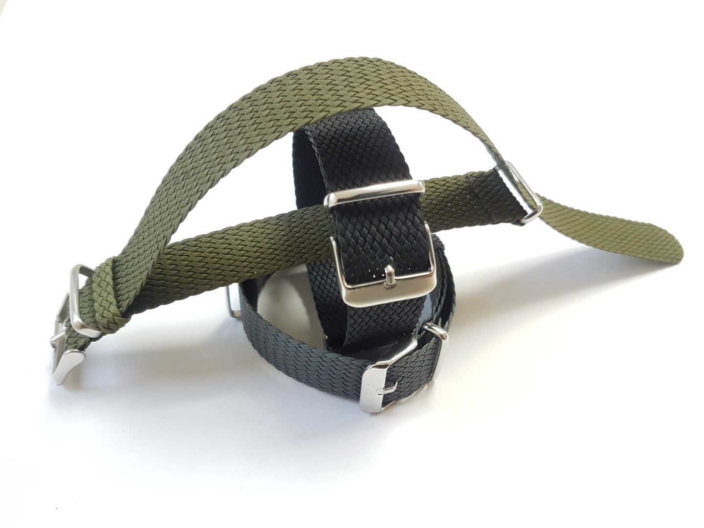 Nato Perlonband donkergrijs 20mm