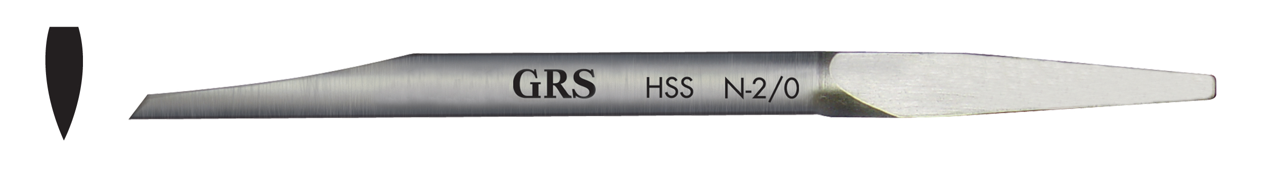 GRS NTG-steekbeitel punt nr.N-0/ 1,58mm, HSS