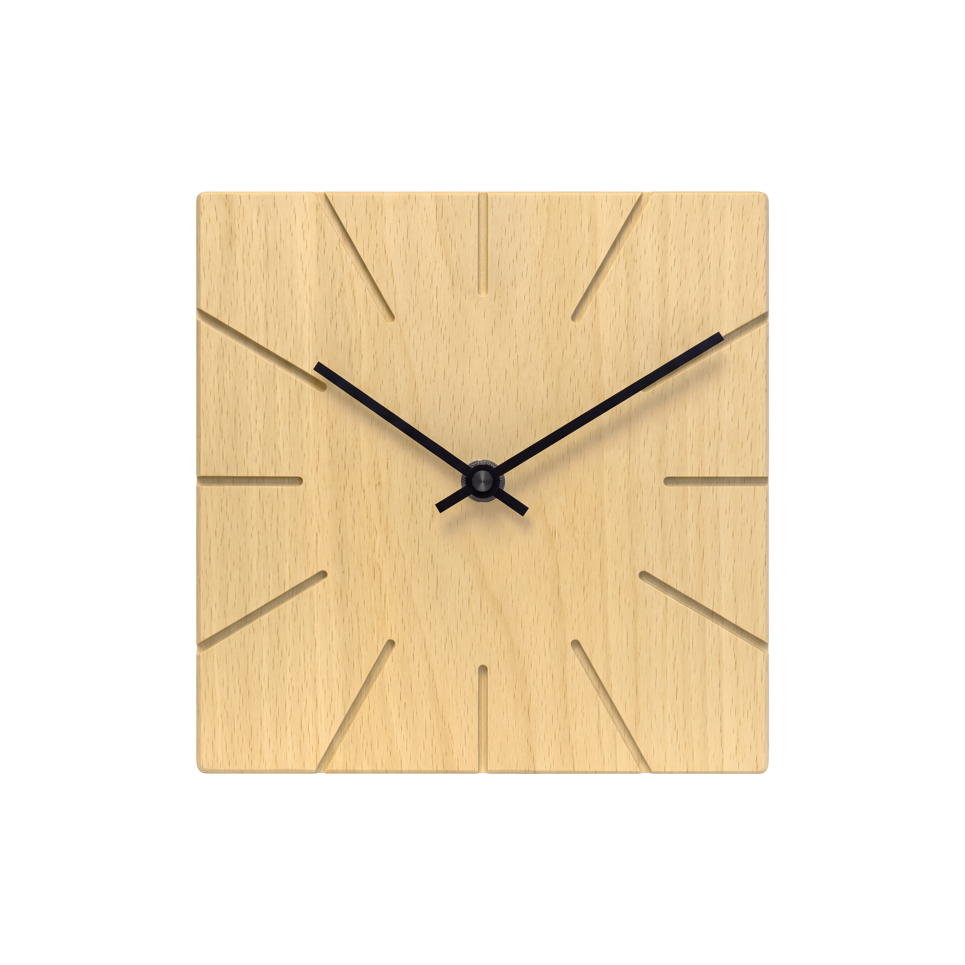 AMS natuhr Quarz-Wand-/Tischuhr Beam, Buche W8003B
