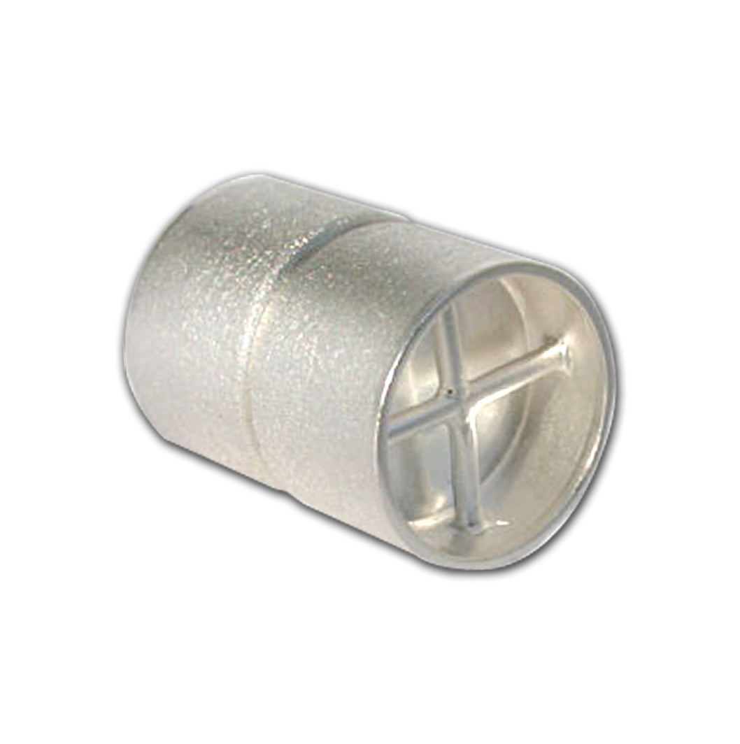 _ Magnetic clasp cylinder multi-row silver 925/- white matte, cylinder Ø 9mm