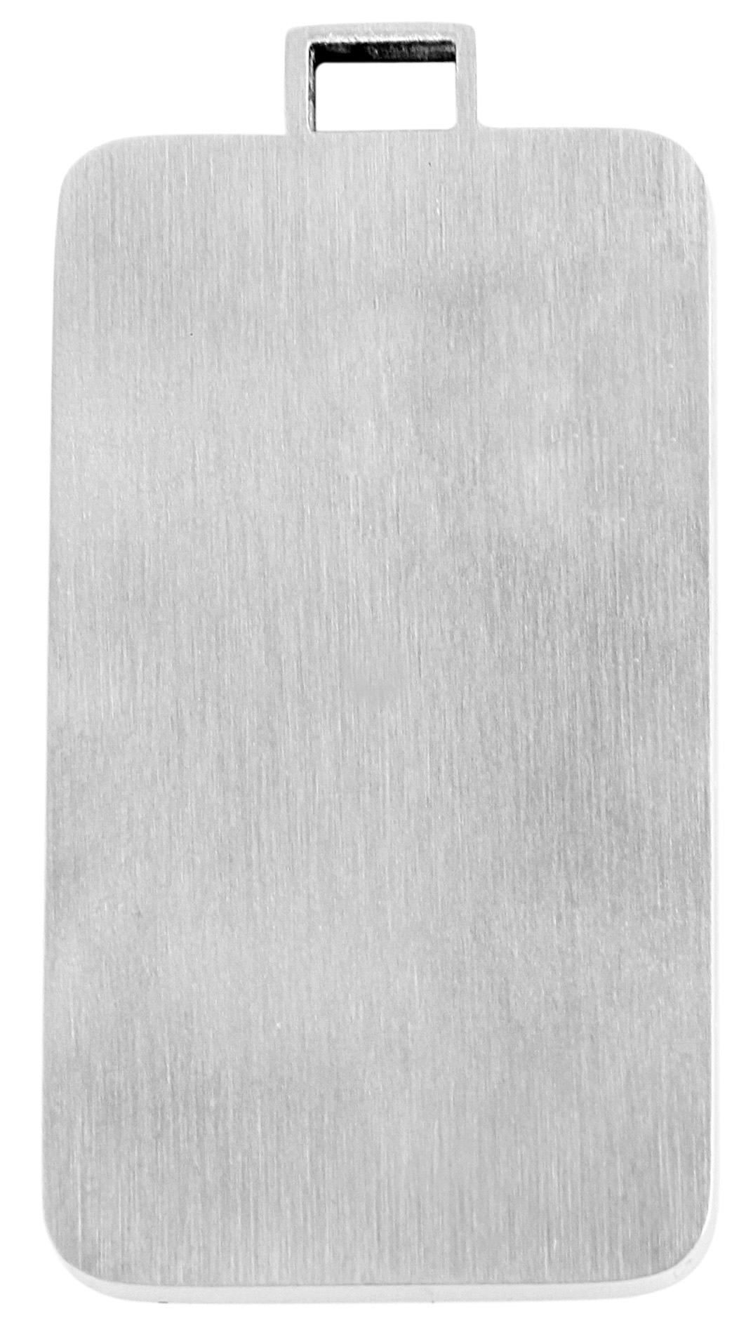 hanger gravure edelstaal basic Akzent zilver 22 x 43mm