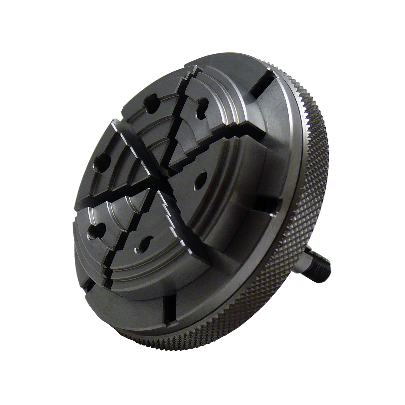 Six-jaw chuck with soft jaws Vector