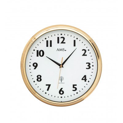 _ AMS Funk-Wanduhr