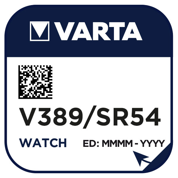 _ Varta 389 Knopfzelle