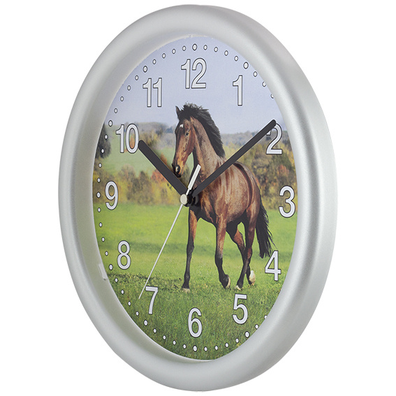 Kinderwanduhr Pferd