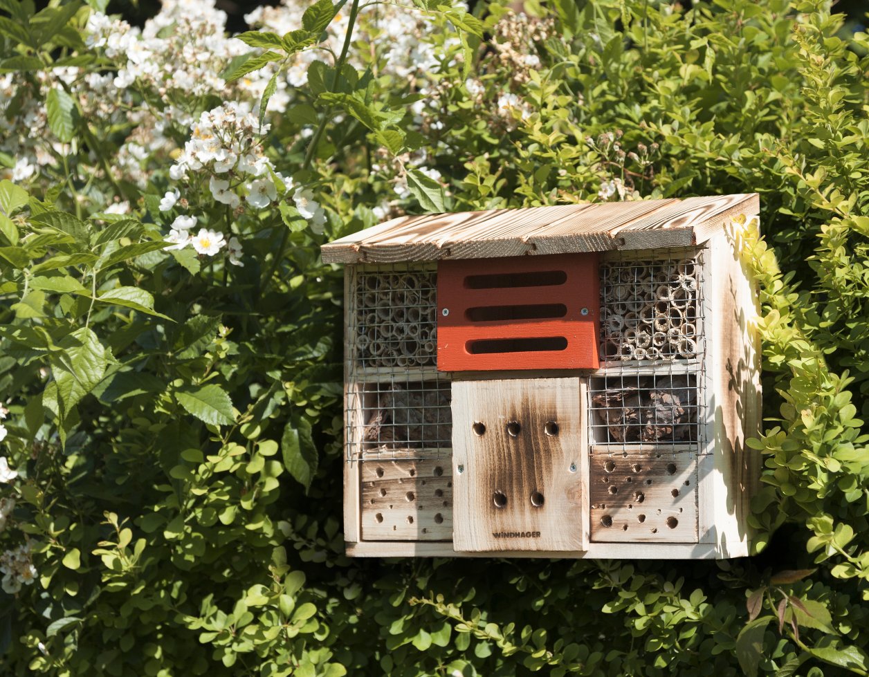 Insect hotel - bee hotel - nesting aid for useful insects