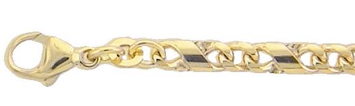 armband goud 333/gg, Fantasie 21,00cm