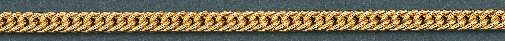 Łańcuch do zegarka kieszonkowego podwójna pancerka pozłacany 30cm