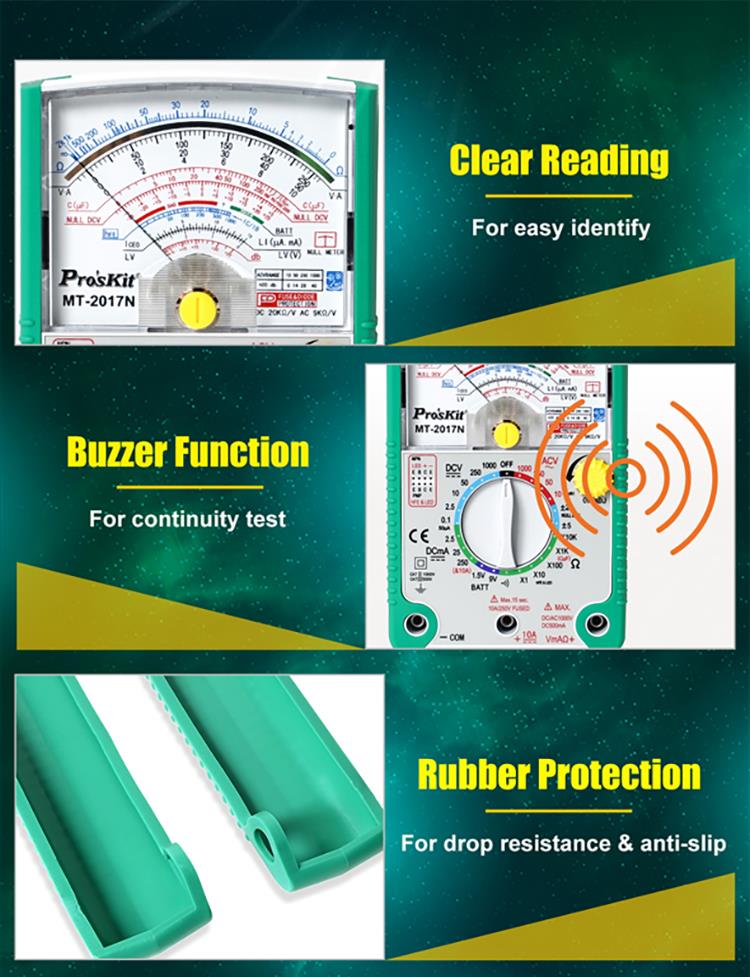 Analog multimeter