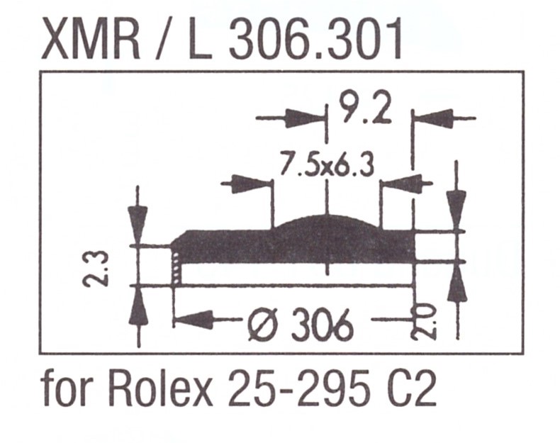 Glas XMR/L 306.301 Mineral