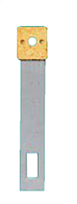 _ Pendelfeder Metall Stift-/Loch-Abstand:18 L:26mm B:4,5mm