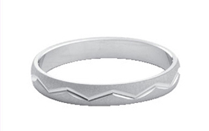 Friendship ring silver 925/rh W 66