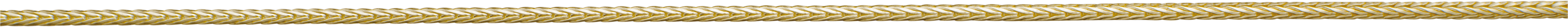 vossestaart ketting goud 750/-gg Ø 1,15mm