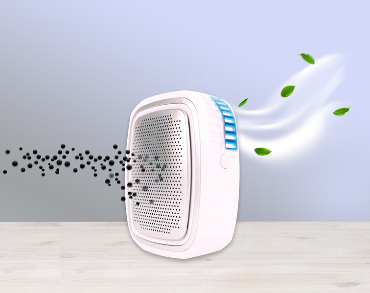 Air purifier with activated carbon filter