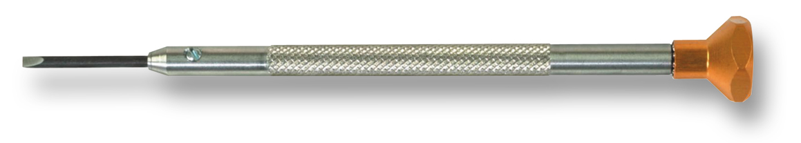 Schraubendreher mit Stahlklinge 0,8 mm Horotec