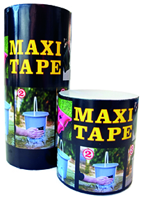 Extra sterke tape, zwart