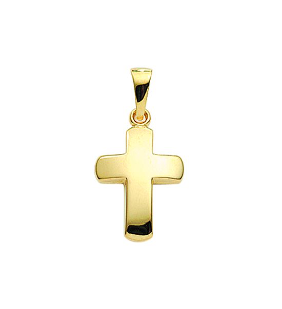 Cross 925/gold-plated