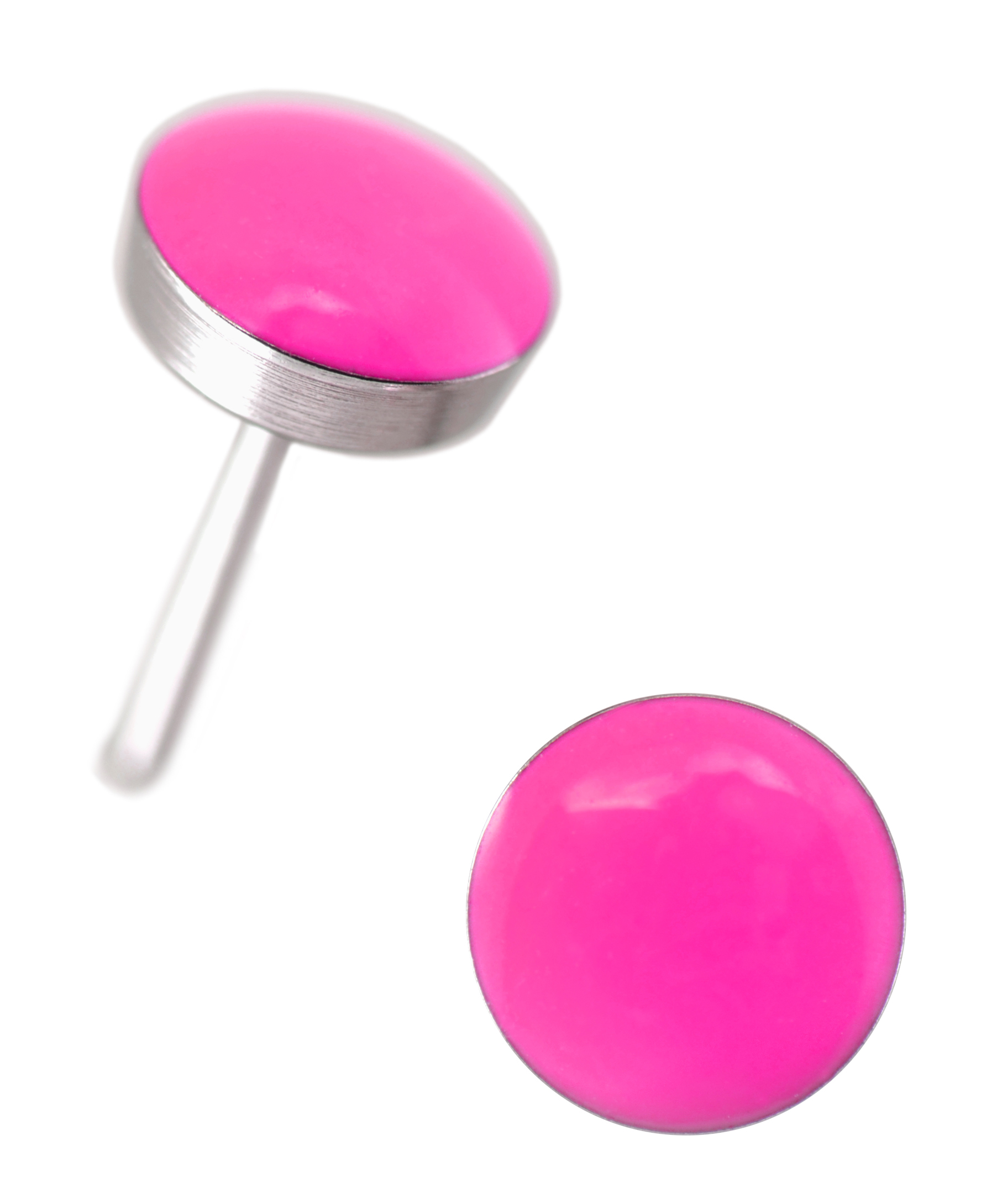 Ear Piercing System 75 novelty design, neon fuchsia