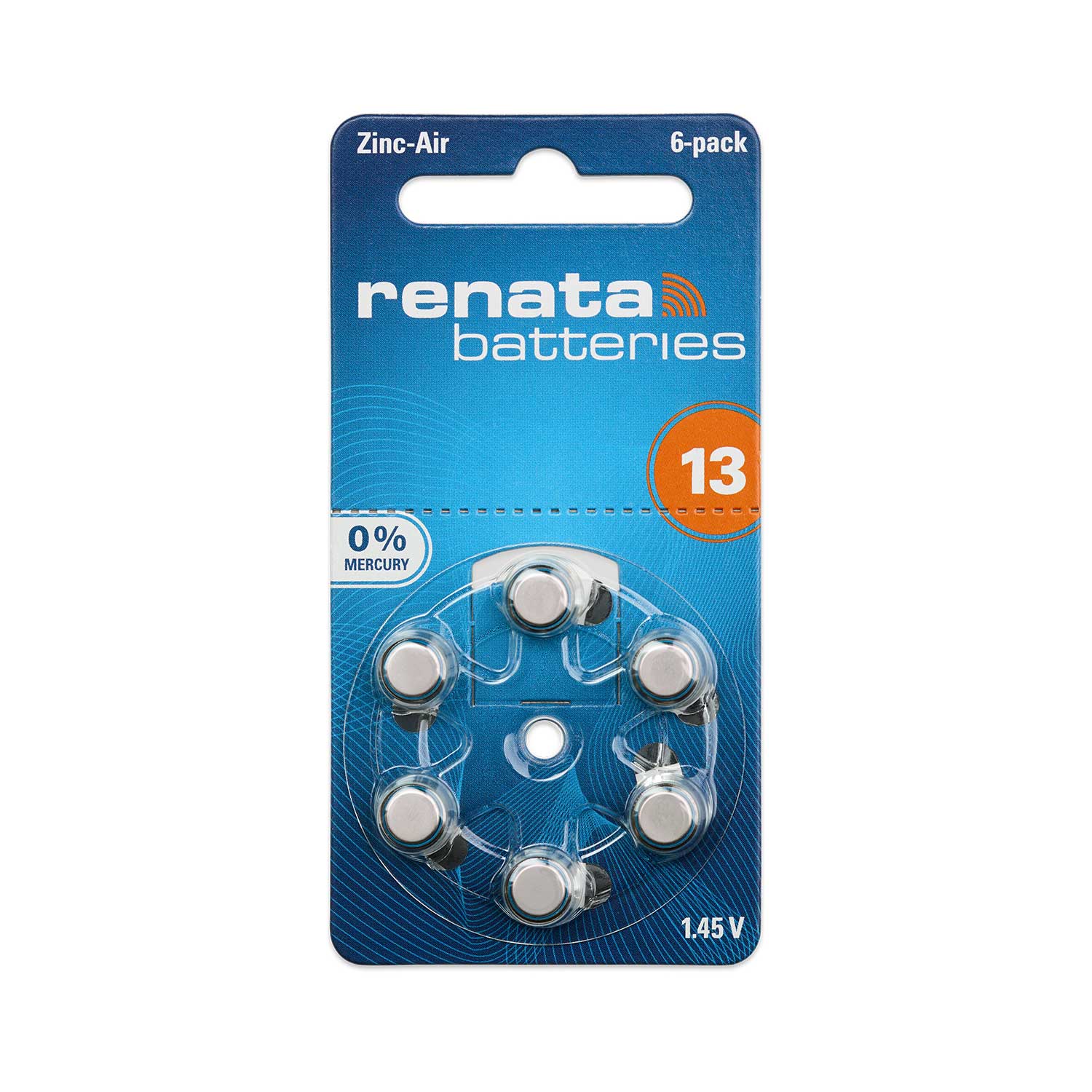 Renata 13 hearing aid button cell