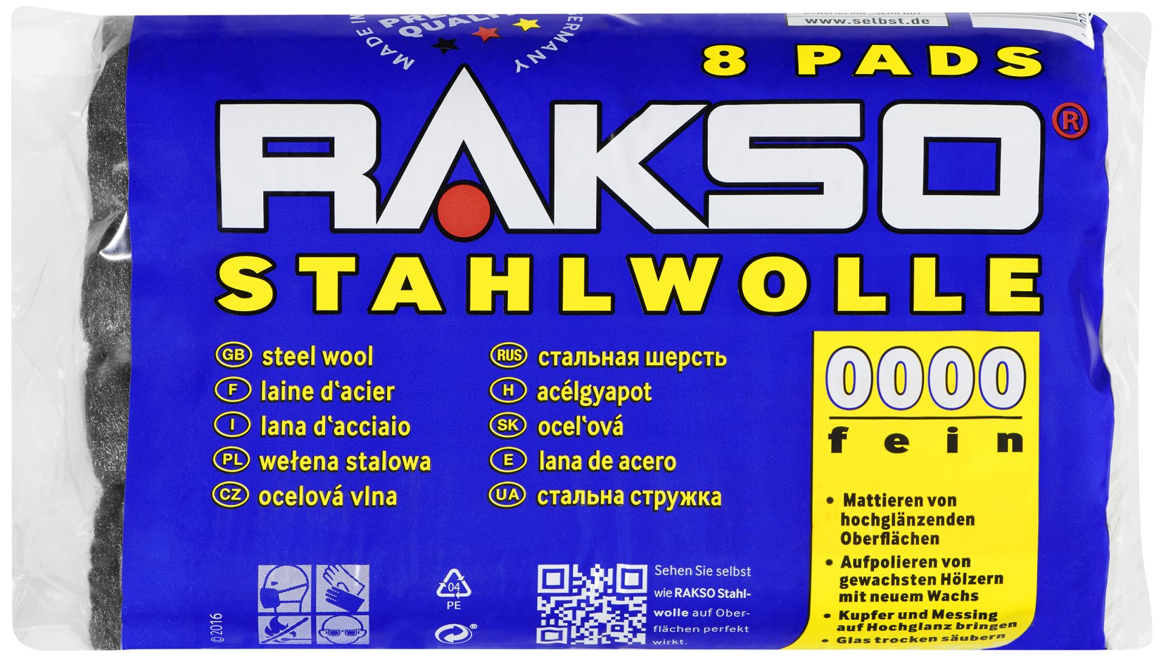 RAKSO Steel wool extra fine