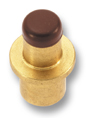 Brass pressure piece with rubber insert, dia. 8.5 mm