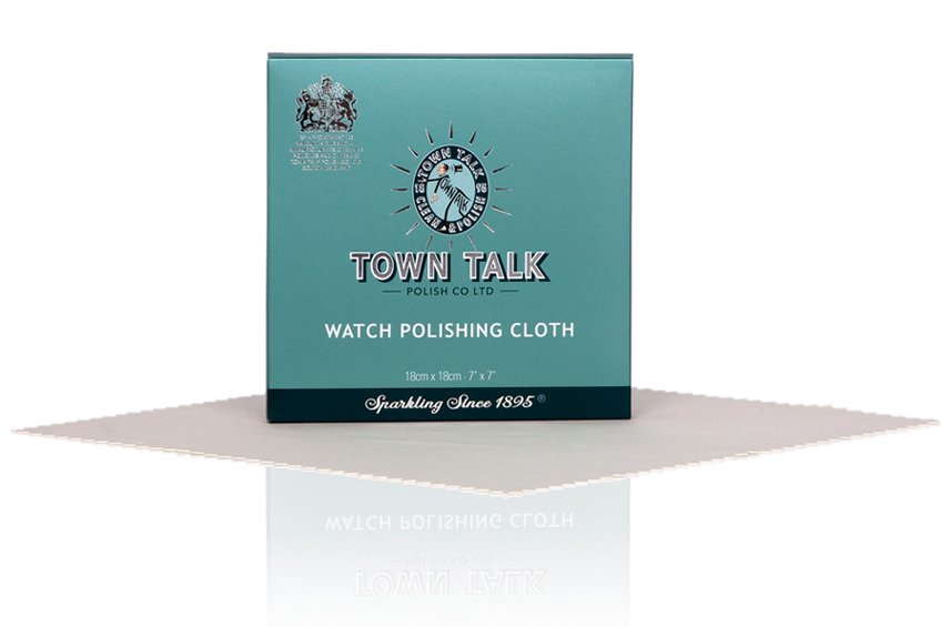 Mr Town Talk watch cleaning cloth 18cm x 18cm