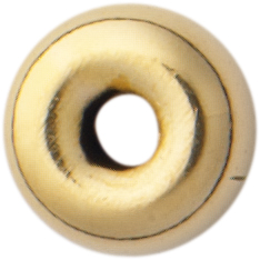Roundel gold 333/-Gg polished, round Ø 3.00mm height 1.50mm
