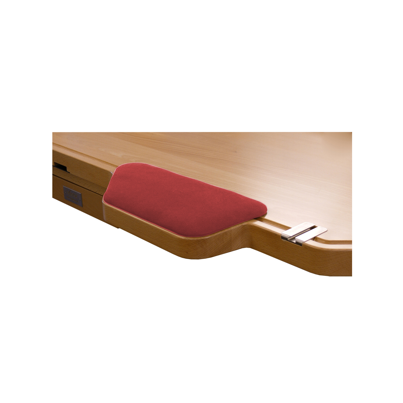 Amaretta support, padded, rust-red for fixed armrest Vector