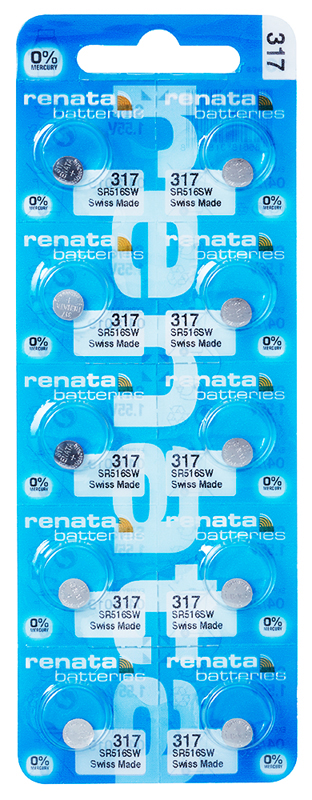 Renata 317 button cell multi pack