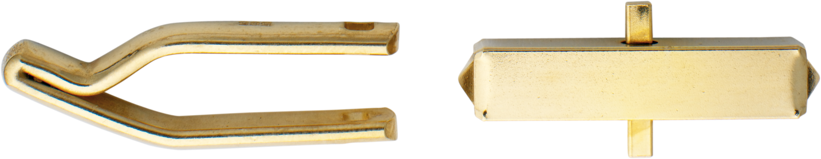 Cuff link mechanism gold 585/-Gg