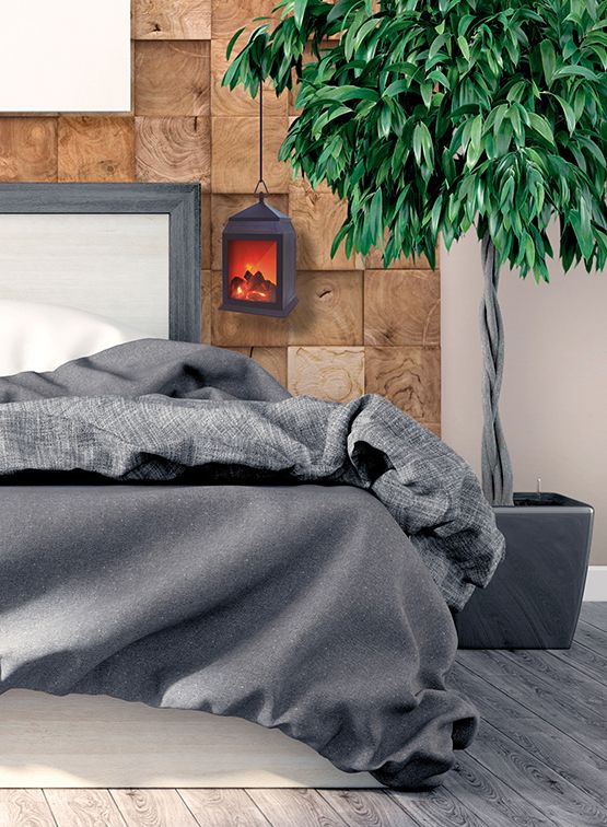 Elektrisches Kaminlicht - Batteriebetrieb